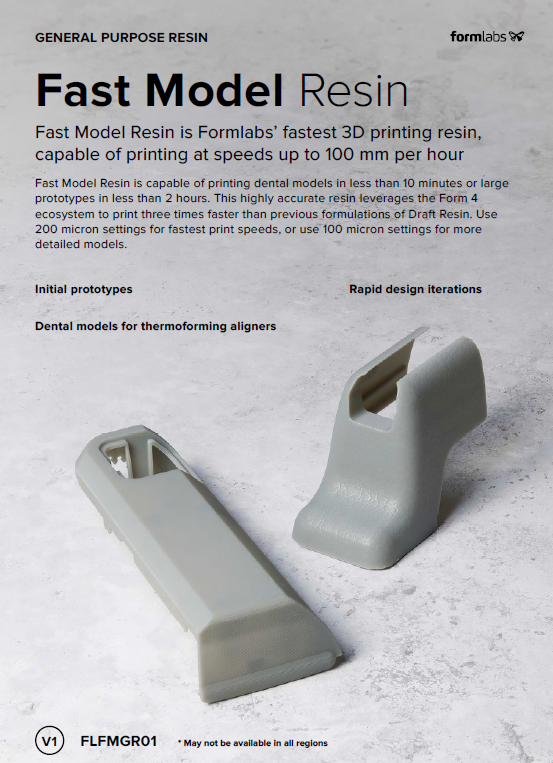 Formlabs 4 Fast Model Resin 1L