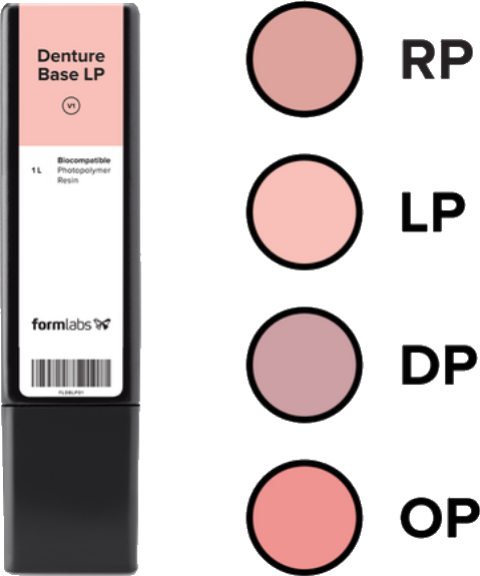 Formlabs Denture Base Dark Pink Resin Cartridge