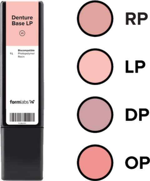 Formlabs 2/3 Denture Base Regular Pink Resin Cartridge