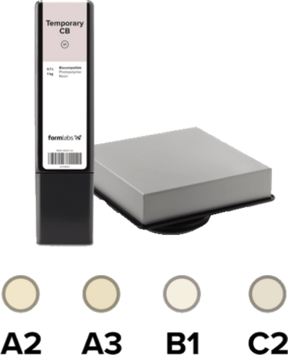 Formlabs vloeistof Dental Temporary CB A2 Package