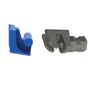 LV CER HINGE INCLINED PLASTIC/IN