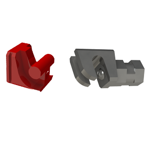 LV CER HINGE PLASTIC/IN