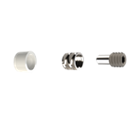 LV FIX KIT SCREW,RING,SPACER G. 4 MM 4 PCS