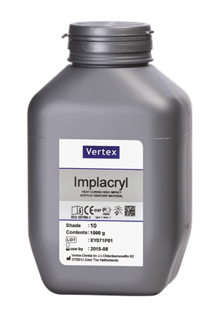 Vertex Implacryl kleur 8 1000gr