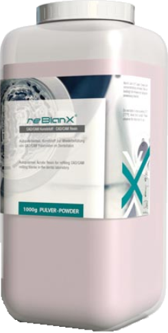 (RB-PI-100) reBlanX kunststof pink 100 gram