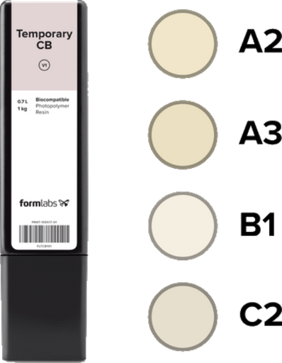 [FL-3-T-C2] Formlabs Temporary CB Resin C2 Cartridge 