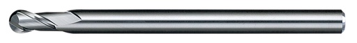 [RLC1-50 (600026)] 2 Flute Ball-end tool D1mm 600026