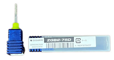 [ZGB2-75D] Tool Wet cutter R0.75 (R: radius) tbv DWX-42W/43W - High quality finish